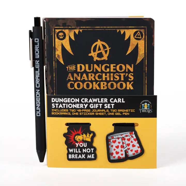 Kingdom of Threads Stationery Compensated Anarchist Gift Set | Dungeon Crawler Carl 784987416077 v
