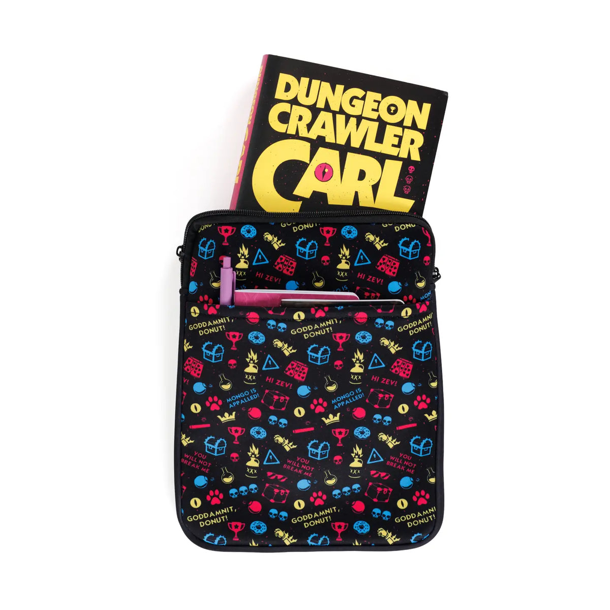 Kingdom of Threads Stationery Hello Crawlers Book Sleeve (Hardcover) | Dungeon Crawler Carl 784987416121 BKSLV-L-0003