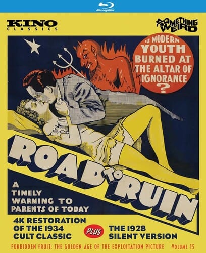 Kino Classics Movies > Blu-Ray The Road to Ruin (Forbidden Fruit: The Golden Age of the Exploitation Picture, Vol. 15) [Blu-Ray] 738329265977 KINO26597BR