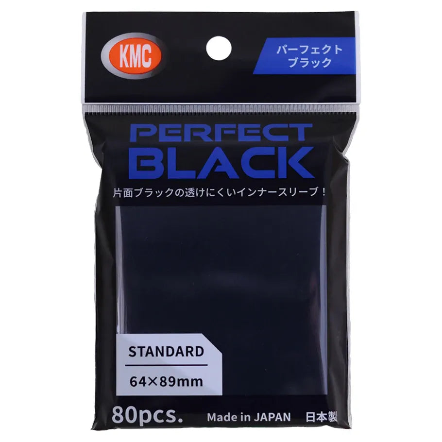 KMC Game Supplies > Card Sleeves Deck Protector: Perfect Fit Black (80ct) 4595059399039 KMCPS9039