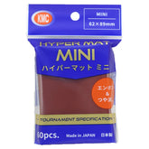 KMC Game Supplies > Card Sleeves KMC: Hyper Mat Mini USA Sleeves 60ct - Red 4521086002130 KMC MHM2130