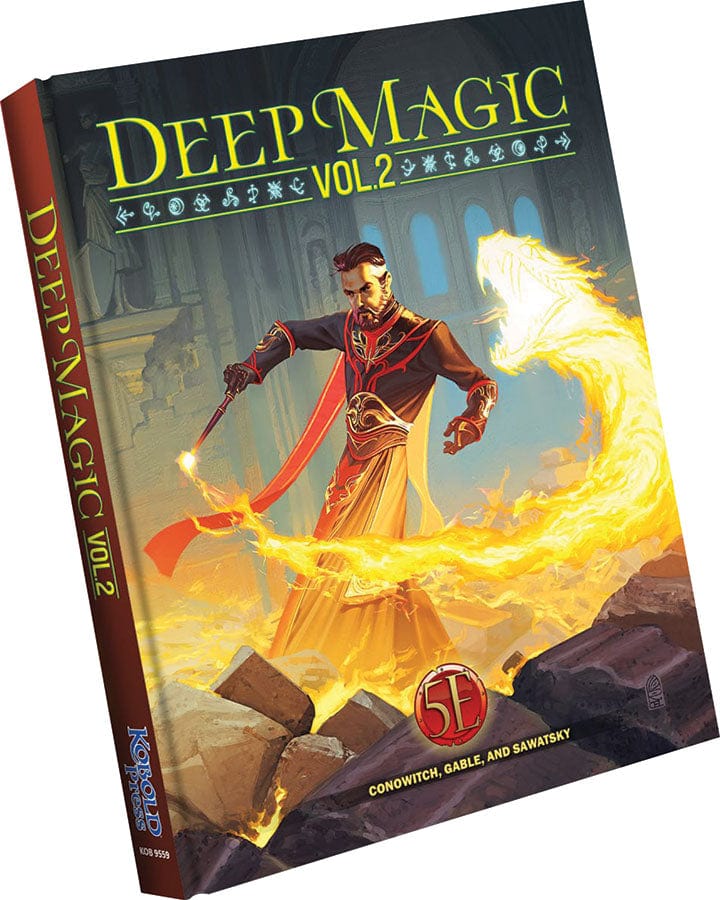 Kobold Press Tabletop Games > Role-Playing Games Deep Magic: Volume 2 Hardcover (5E) 9781950789559 KOB 9559