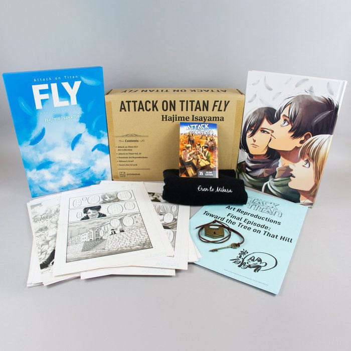 Kodansha Comics Manga Attack on Titan 35: FLY Collector's Box Set 9798888774359 PRH-9798888774359
