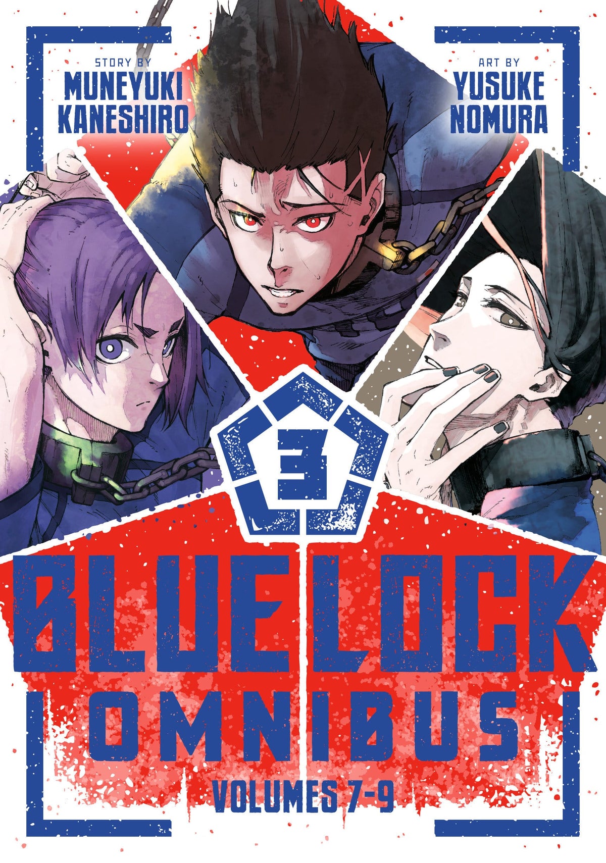 Kodansha Comics Manga Blue Lock Omnibus 3 (Vol. 7-9) TP 9798888778234 PRH-9798888778234