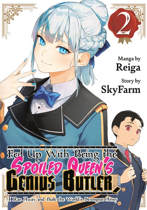 Kodansha Comics Manga Fed Up With Being the Spoiled Queen's Genius Butler, I Ran Away and Built the World's Strongest Army 2 9798888772034 PRH-9798888772034