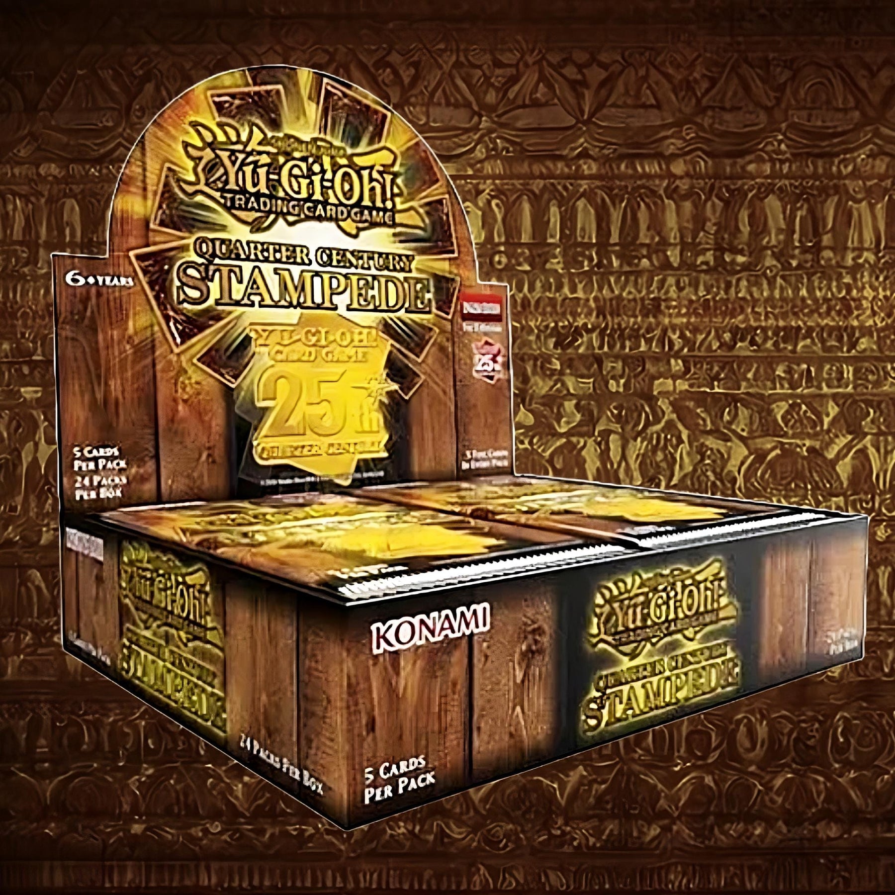 Konami Trading Card Games > Yu-Gi-Oh Yu-Gi-Oh!: Quarter Century Stampede Booster 083717867463 KOI86746