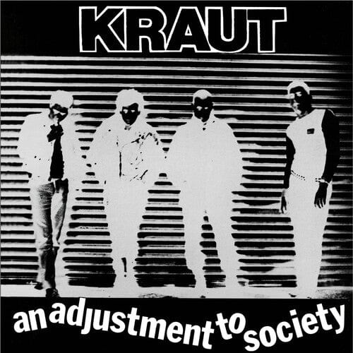 Kraut - An Adjustment To Society, Black/ White Splatter