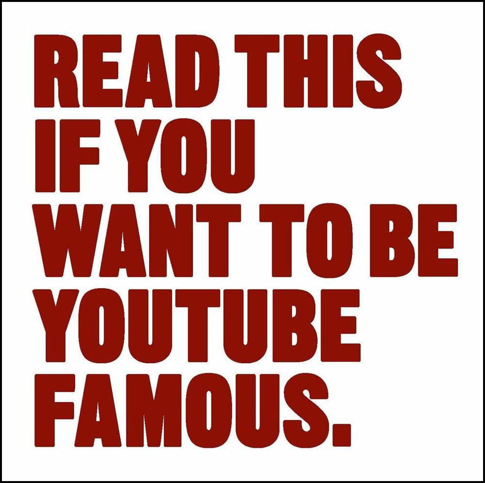 Read This if You Want to Be YouTube Famous (Paperback)