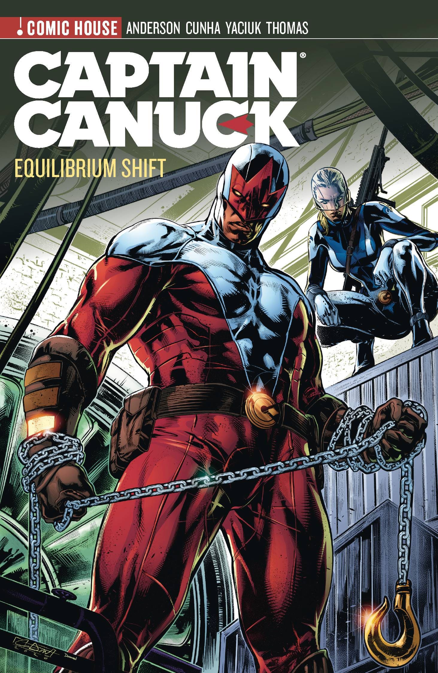 LEV GLEASON - COMIC HOUSE Graphic Novel Captain Canuck S5 TP Equilibrium Shift 9781988247465 JUL231771