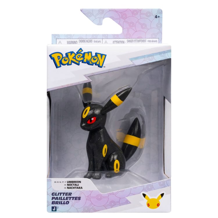 License 2 Play Toys > Action Figures > Video Games Umbreon Pokemon 3" 30th Anniversary Battle Figure (Assorted) 191726955184 PKW5259