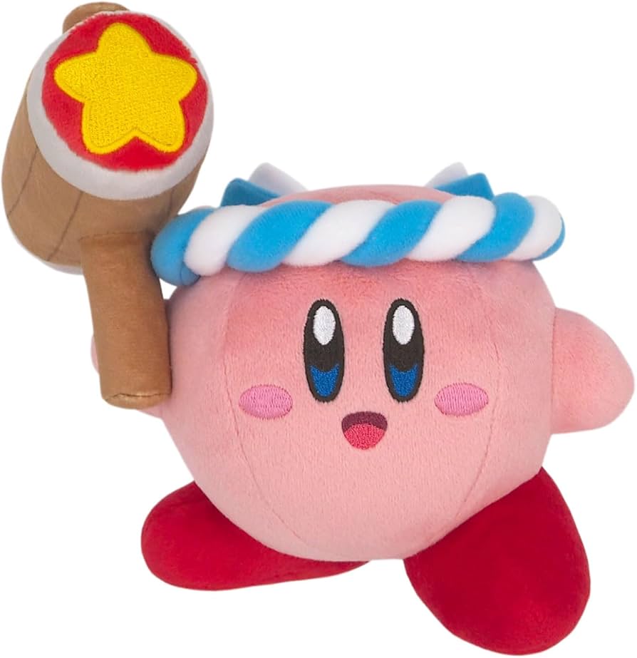 Little Buddy Toys > Plushies Little Buddy: Kirby - Hammer 6" 819996019152 LB-1915