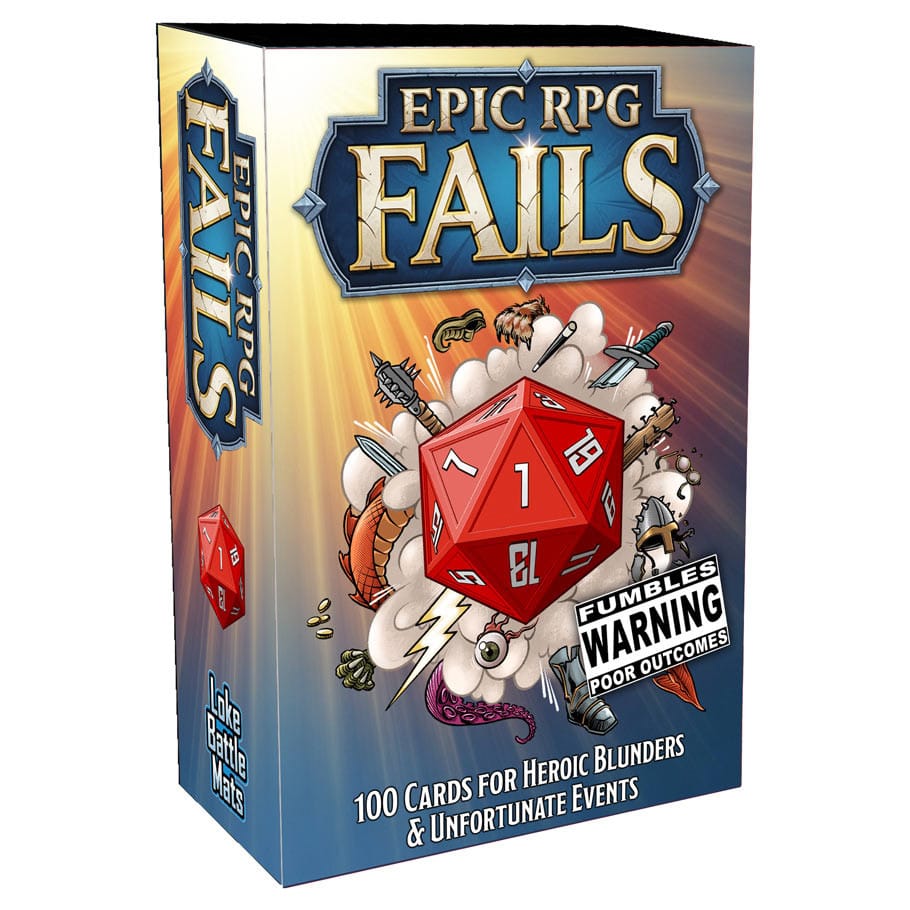 Loke Battle Mats Card Games Epic RPG Fails 5060703680942 LBM081