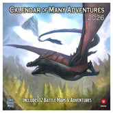 Loke Battle Mats Stationery > Calendars Calendar of Many Adventures 2026 5060703680850 LBM073