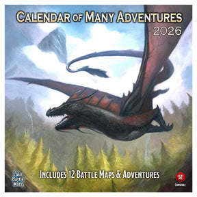 Loke Battle Mats Stationery > Calendars Calendar of Many Adventures 2026 5060703680850 LBM073