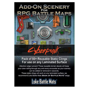 Loke Battle Mats Tabletop Games > Role-Playing Games > Accessories Add-On Scenery Pack: RPG Maps Cyberpunk 5060703680751 LBM063