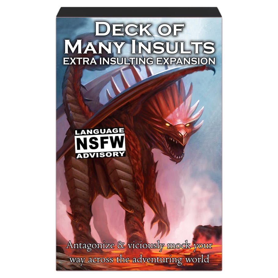 Loke Battle Mats Tabletop Games > Role-Playing Games > Accessories Deck of Many Insults: Extra Insulting Expansion 5060703680898 LBM077