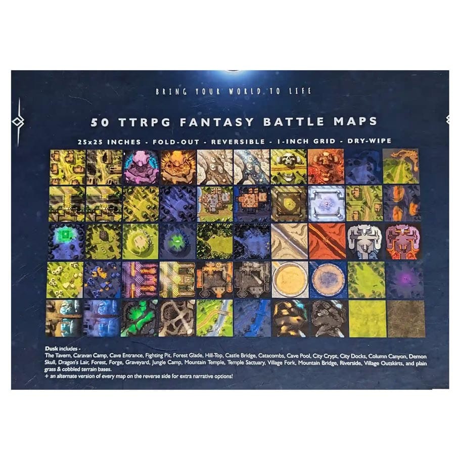 Loottavern Publishing Tabletop Games > Role-Playing Games Moonlight Maps: Atlas: Dusk 01 5065014535028 LTV35028