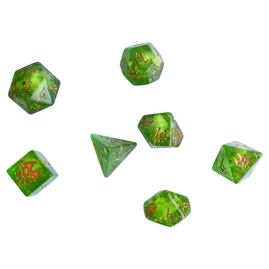 Loottavern Publising Dice > Other Dice Heliana's Guide to Monster Hunting: Gelatinous Ooze Dice & Bag 304369863161 LTV63161