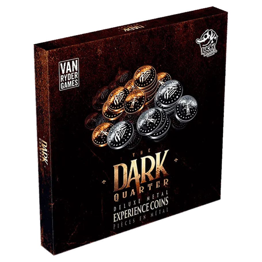 Lucky Duck Games Board Games > Accessories The Dark Quarter: Deluxe Metal Experience Coins 5905965250857 LKYTDQK03