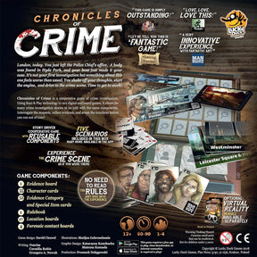 Lucky Duck Games Board Games > Large Box Games Chronicles of Crime 603813959628 LKY 035