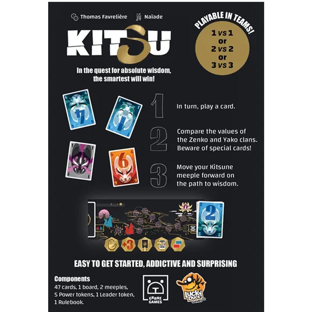 Lucky Duck Games Board Games >Small Box Games Kitsu 5905965252790 LKY-KSU-P01-EN