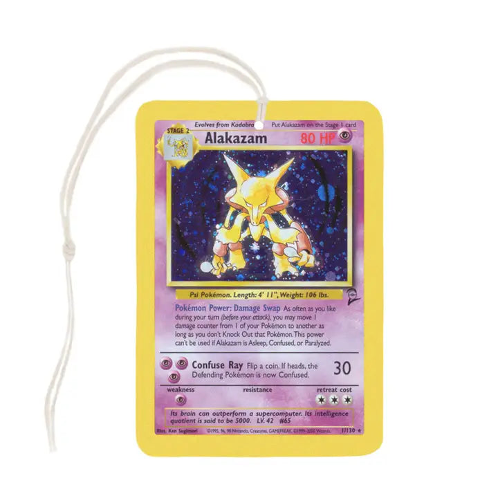Lucky Mfg. Co. Air Freshener Air Freshener: Pokemon Card - Alakazam 31366751053564 31366751053564