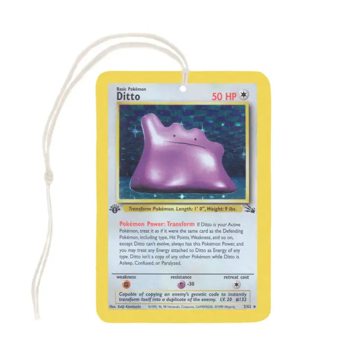 Lucky Mfg. Co. Air Freshener Air Freshener: Pokemon Card - Ditto 31366751165372 31366751165372