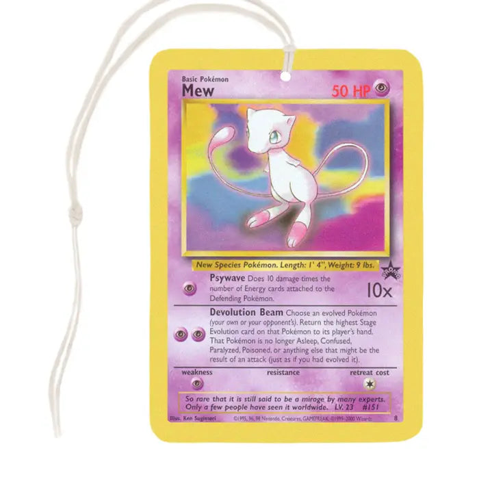 Lucky Mfg. Co. Air Freshener Air Freshener: Pokemon Card - Mew 31366751434844 31366751434844