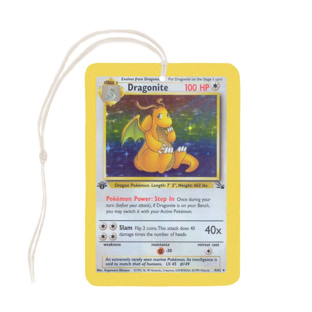 Lucky Mfg. Co. Air Freshener Dragonite Pokemon Card Air Freshener 52454081048220 TEC57LUC