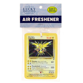 Lucky Mfg. Co. Air Freshener Zapdos Pokemon Card Air Freshener 35532601072508 TEC55LUC