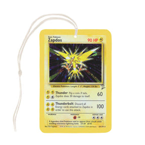 Lucky Mfg. Co. Air Freshener Zapdos Pokemon Card Air Freshener 35532601072508 TEC55LUC