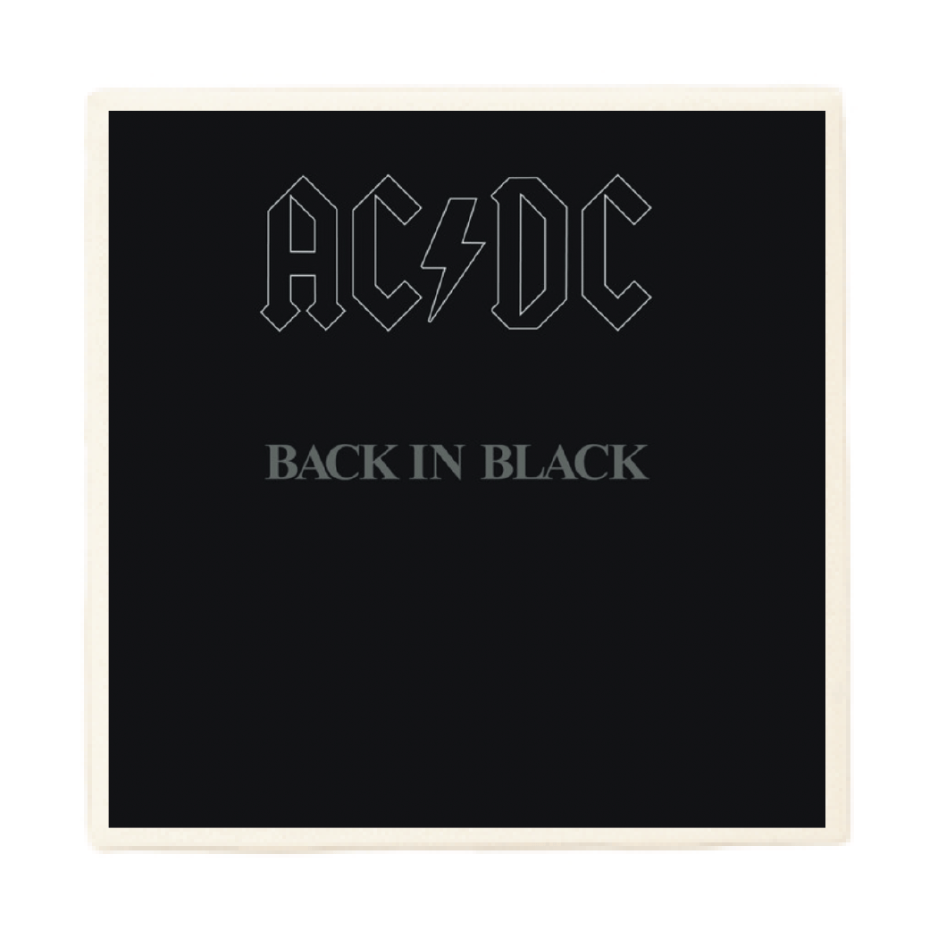 Lucky Mfg. Co. Home > Drinkware > Coasters AC/DC "Back in Black" Album Coaster 11640316 03400