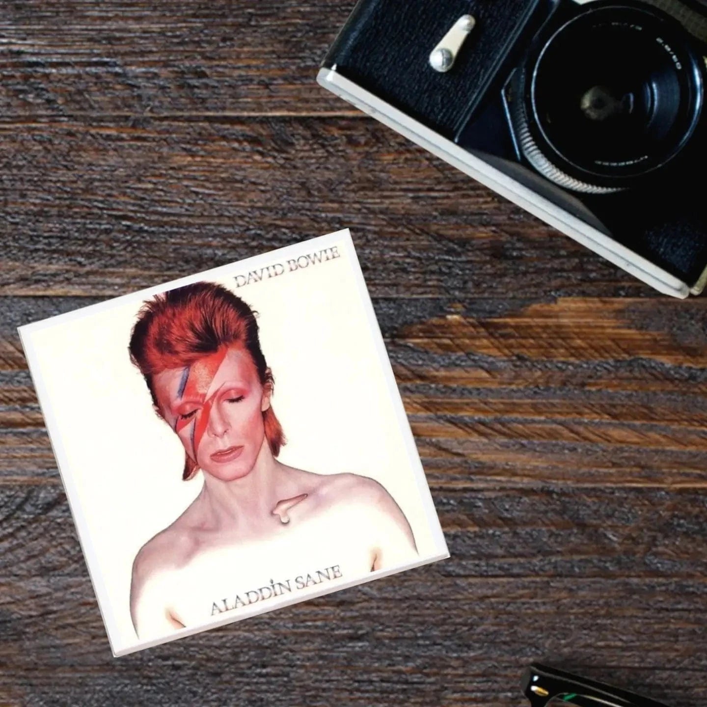 Lucky Mfg. Co. Home > Drinkware > Coasters Album Coaster: David Bowie - Aladdin Sane 90234620