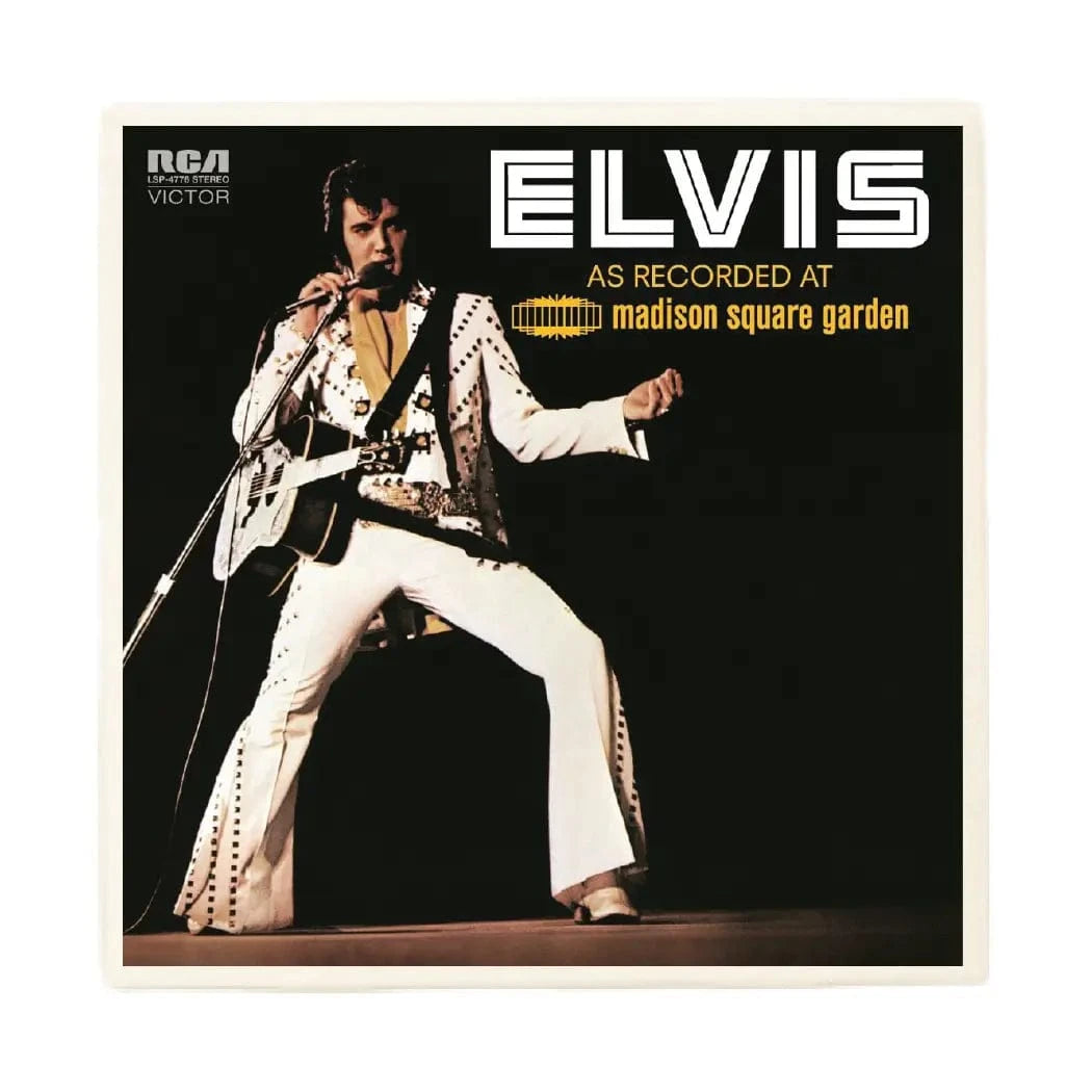 Lucky Mfg. Co. Home > Drinkware > Coasters Album Coaster: Elvis Presley Madison Square Garden