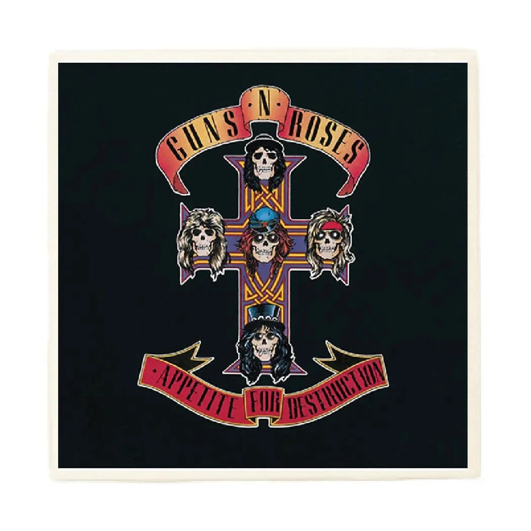 Lucky Mfg. Co. Home > Drinkware > Coasters Album Coaster: Guns and Roses - Appetite For Destruction