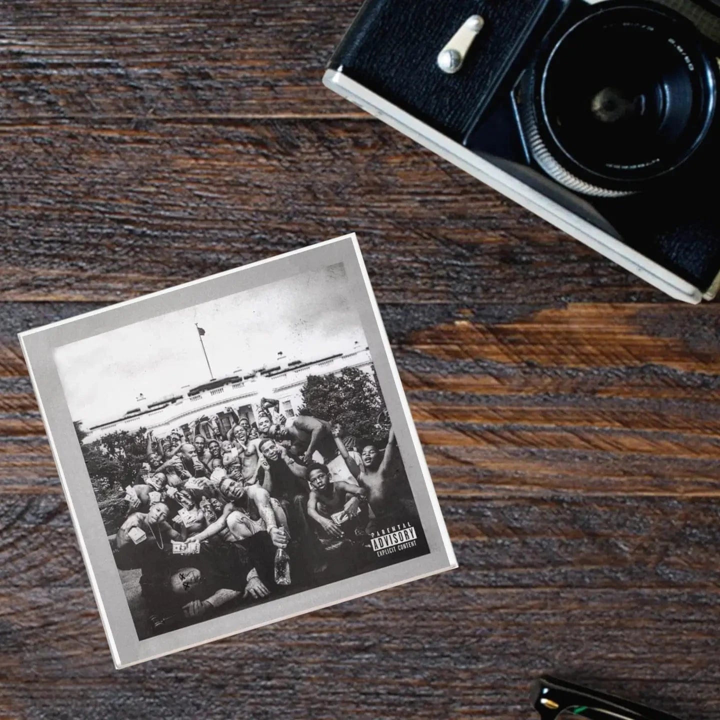 Lucky Mfg. Co. Home > Drinkware > Coasters Album Coaster: Kendrick Lamar - To Pimp A Butterfly 58751484