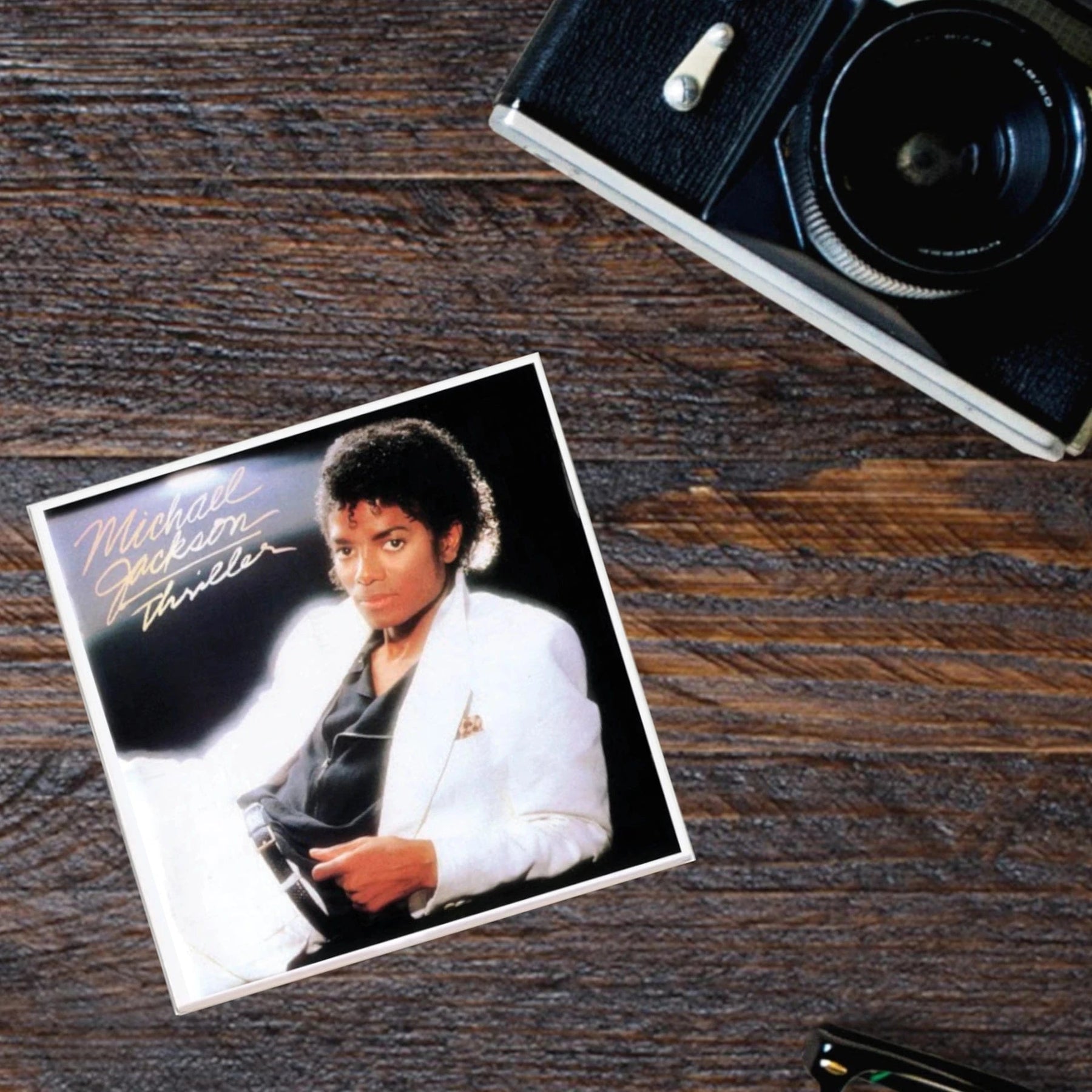 Lucky Mfg. Co. Home > Drinkware > Coasters Album Coaster: Michael Jackson - Thriller 12484092