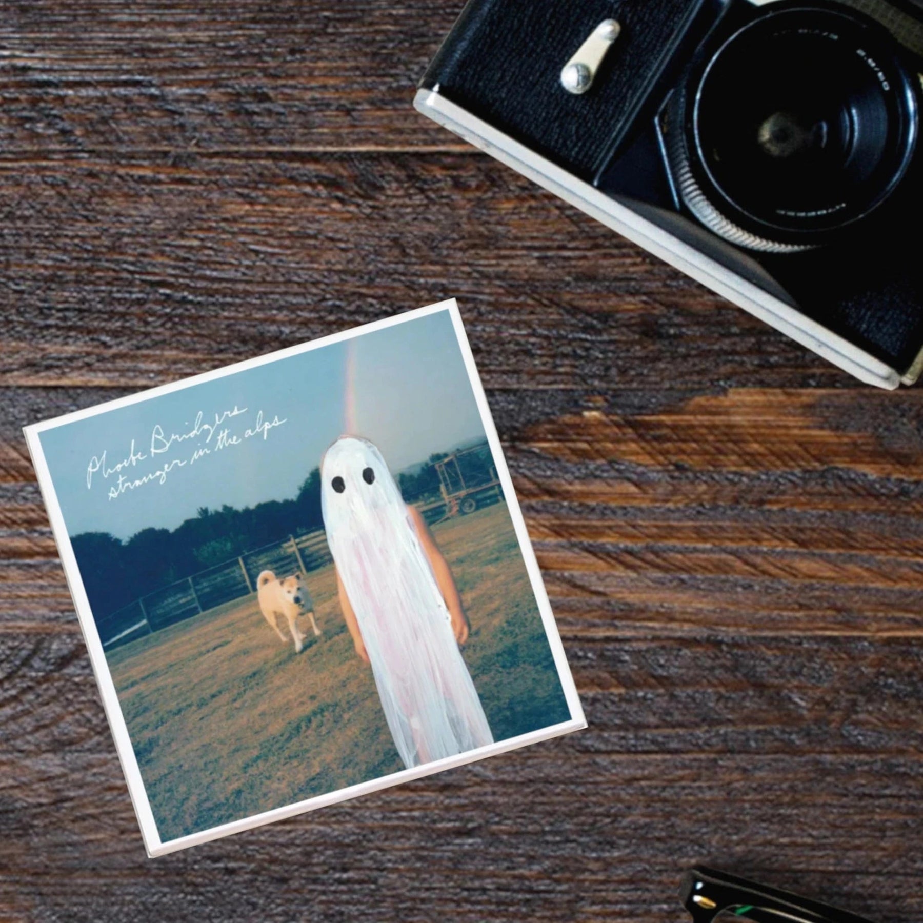 Lucky Mfg. Co. Home > Drinkware > Coasters Album Coaster: Phoebe Bridgers - Stranger in the Alps 59334396