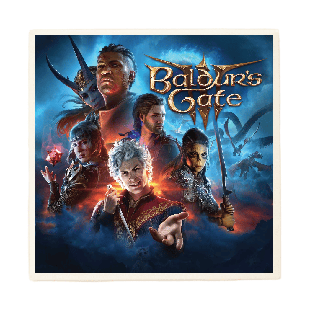 Lucky Mfg. Co. Home > Drinkware > Coasters Baldur's Gate 3 Video Game Coaster 31636732 LKYMFG-31636732