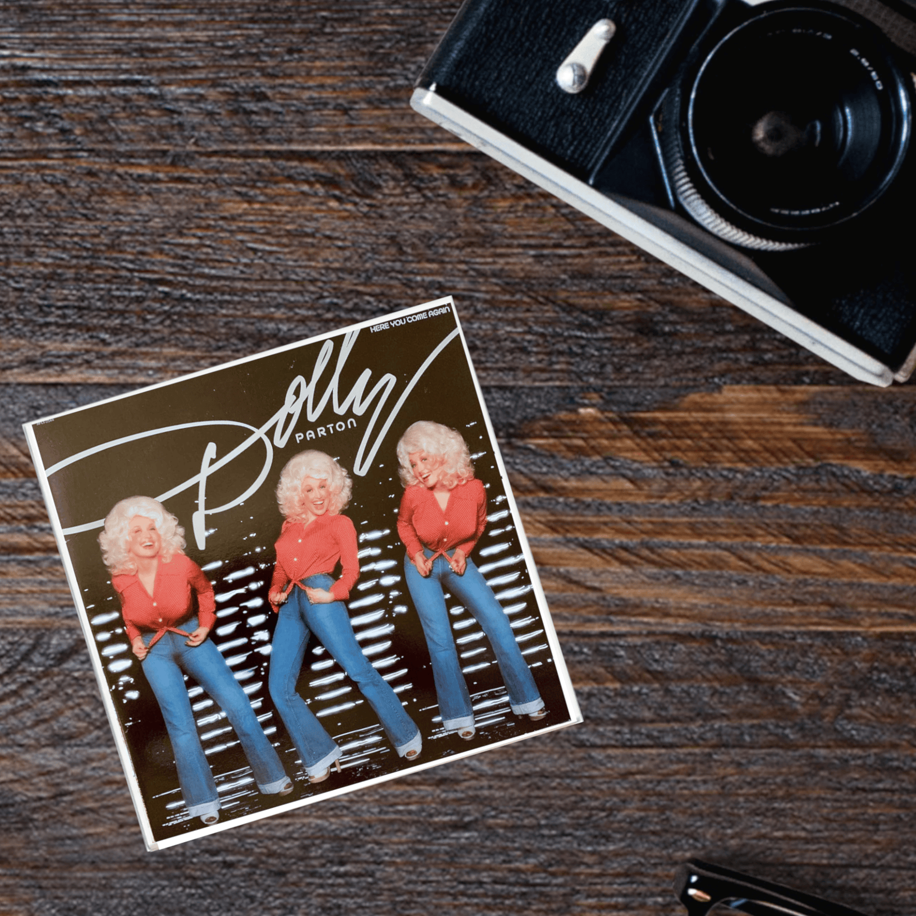 Lucky Mfg. Co. Home > Drinkware > Coasters Dolly Parton 'Here You Come Again' Album Coaster 15605244 05031