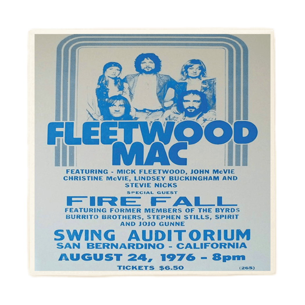 Lucky Mfg. Co. Home > Drinkware > Coasters Fleetwood Mac Vintage Concert Poster Coaster 17014268 02700