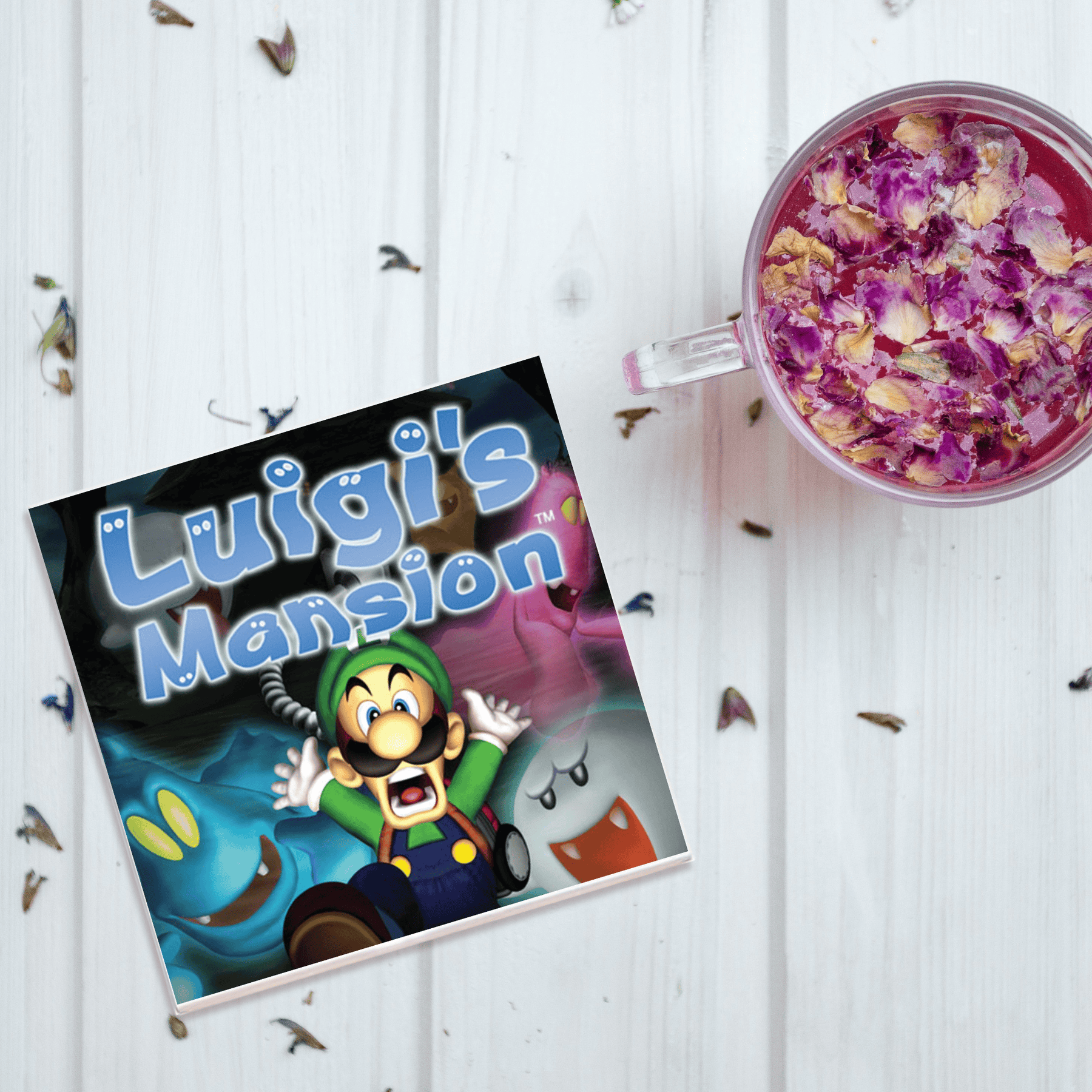 Lucky Mfg. Co. Home > Drinkware > Coasters Luigi's Mansion Video Game Coaster 30555388 LKYMFG-30555388