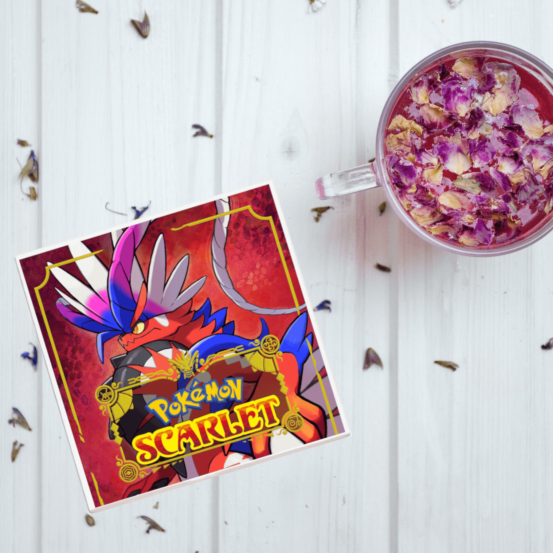Lucky Mfg. Co. Home > Drinkware > Coasters Pokemon Scarlet Video Game Coaster 30446332