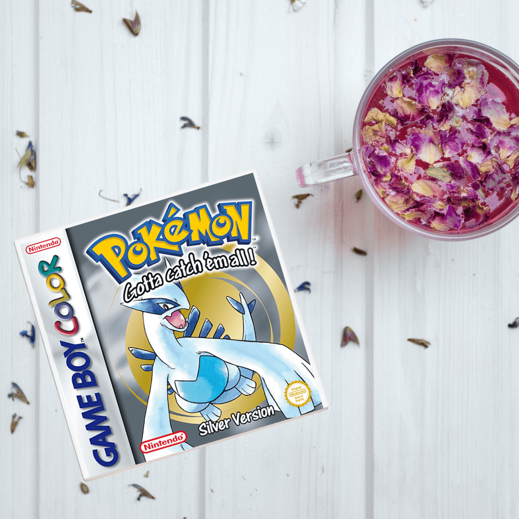 Lucky Mfg. Co. Home > Drinkware > Coasters Pokemon Silver Video Game Coaster 30216956