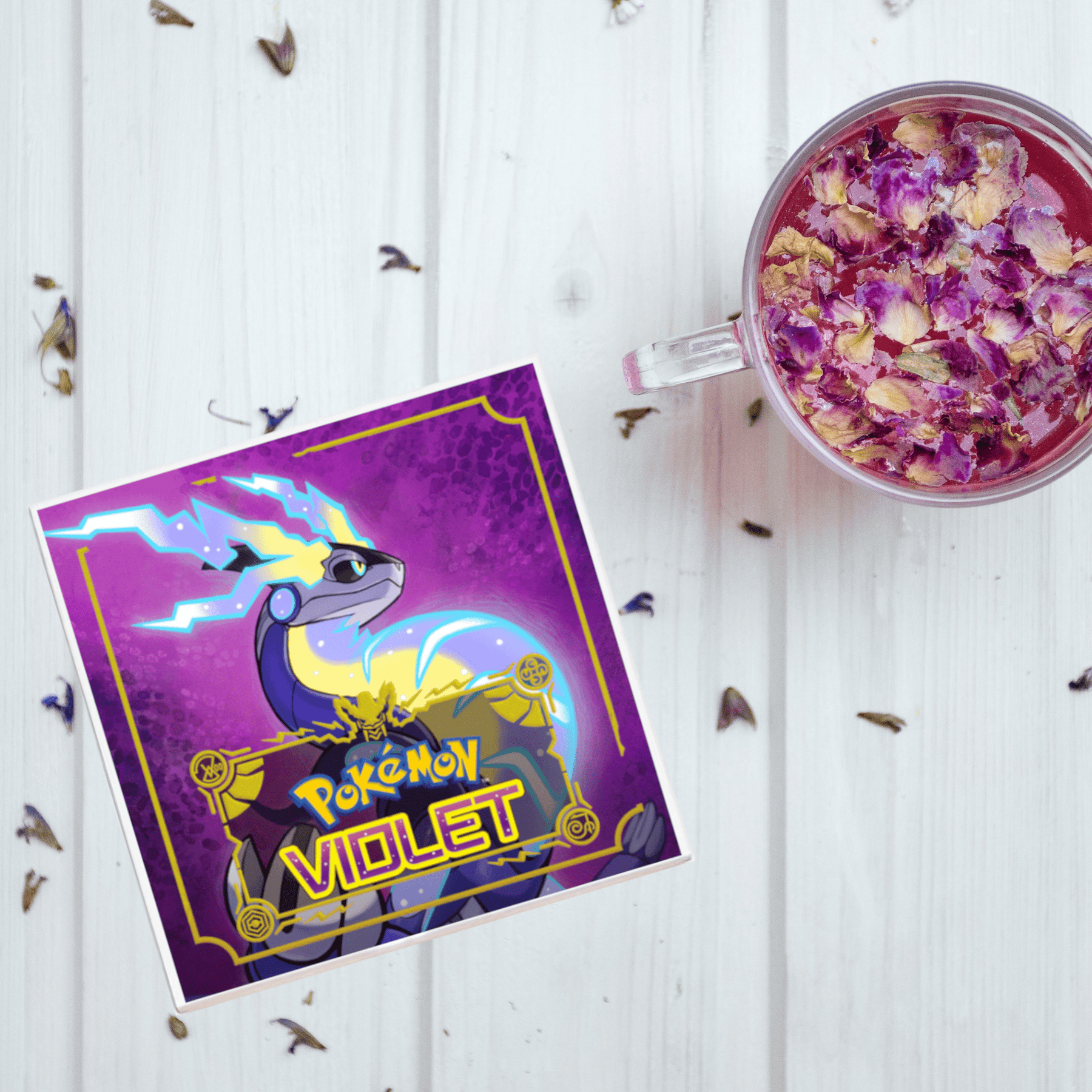 Lucky Mfg. Co. Home > Drinkware > Coasters Pokemon Violet Video Game Coaster 30282492