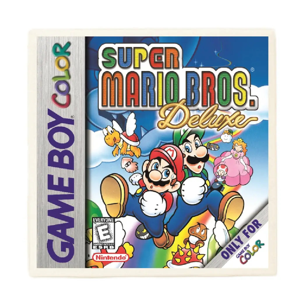 Lucky Mfg. Co. Home > Drinkware > Coasters Video Game Coaster: Super Mario Bros Deluxe Game Boy 74014972