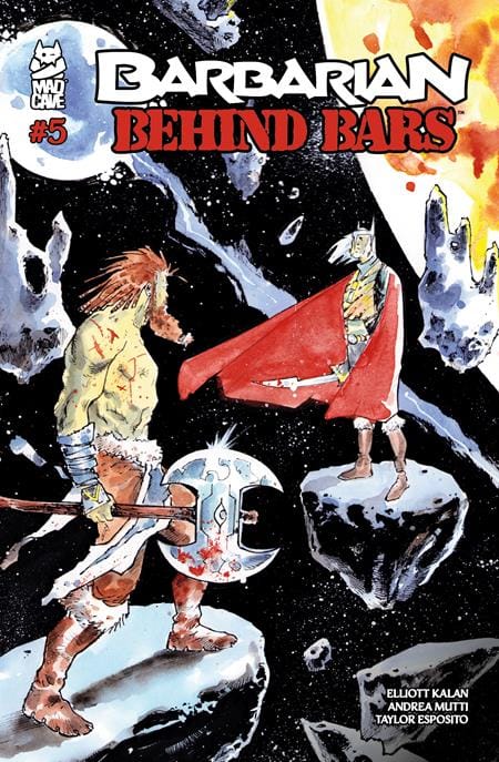 Mad Cave Studios Comic Books BARBARIAN BEHIND BARS #5 (OF 5) 60196140525700511 0426MA0830