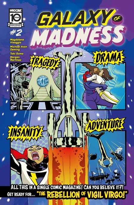 Mad Cave Studios Comic Books GALAXY OF MADNESS #2 (OF 10) 60194704602300211 0524MA470