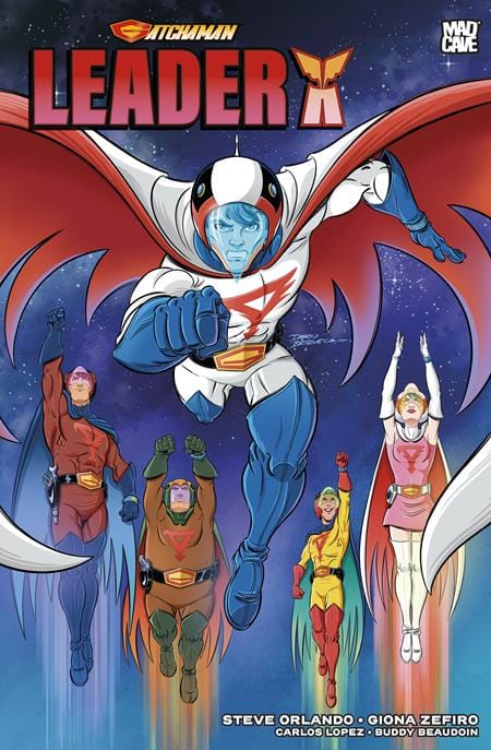 Mad Cave Studios Comic Books GATCHAMAN LEADER X (ONE-SHOT) CVR B DARIO BRIZUELA VAR (Release Date: 12/23/2026) 60396240465901021 1026MA0922