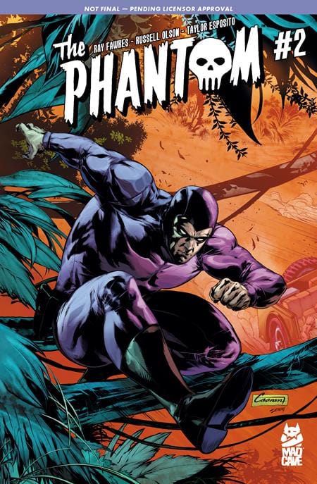 Mad Cave Studios Comic Books PHANTOM #2 CVR B CAANAN WHITE SEQUENTIAL BATTLE SCENE VAR 60196140500402021 0825MA0847